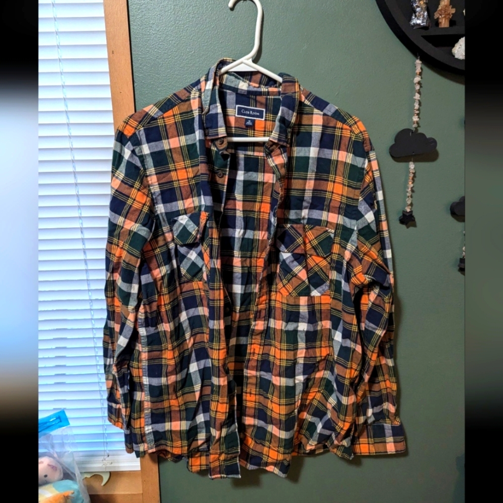 Club room flannel orange